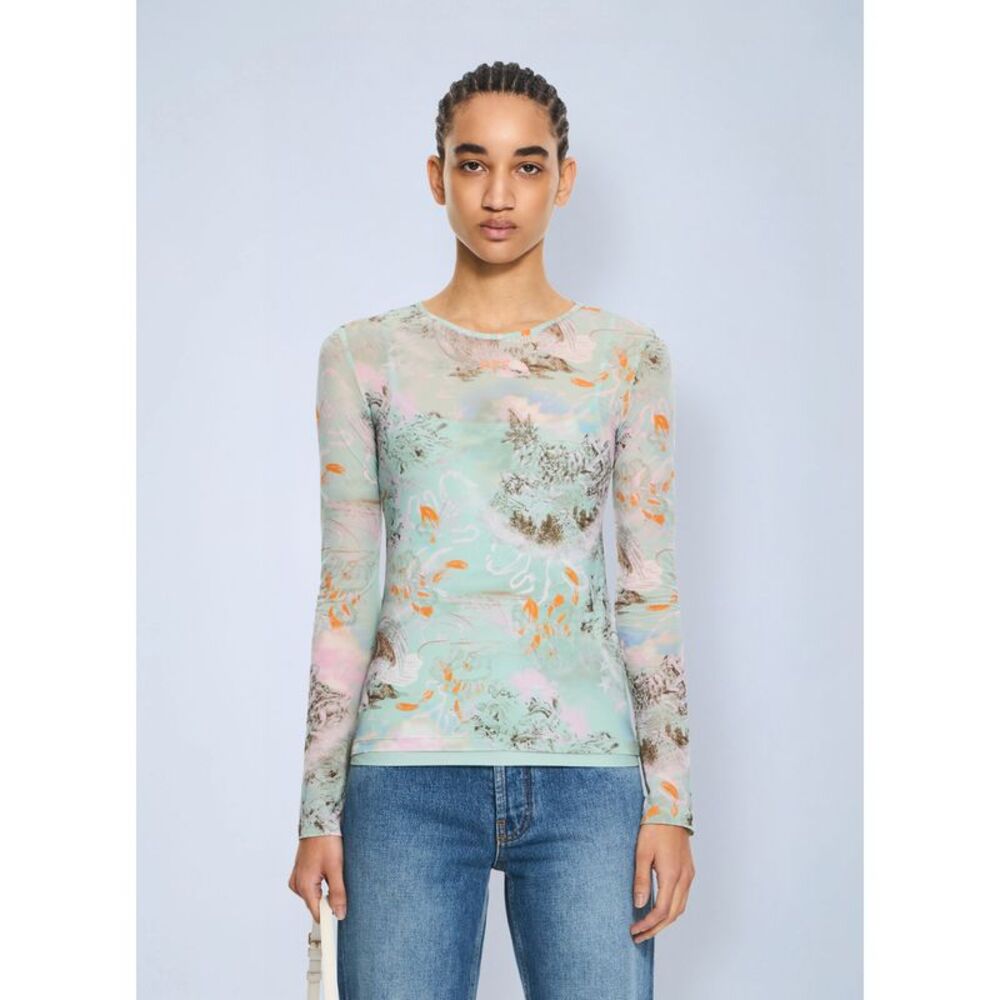 Off-White Women Light Jersey Storytelling Double Top